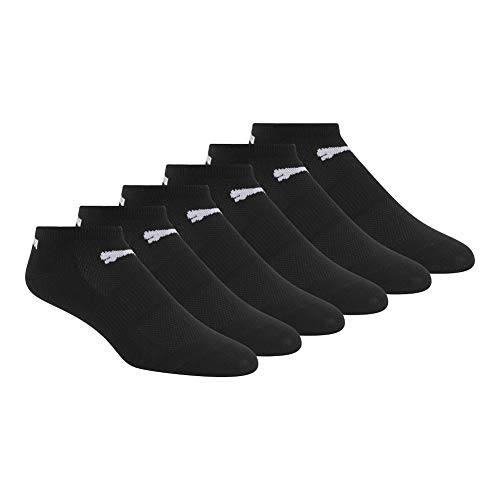 PUMA Women's 6 Pack Runner Socks, Black, 9-11, List Price is $18, Now Only $6.58, You Save $11.42 (63%)