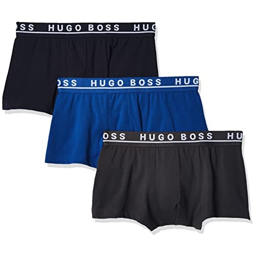 史低价！HUGO BOSS 雨果博斯 男士 平角内裤，3条装，原价$42.00，现仅售$16.73