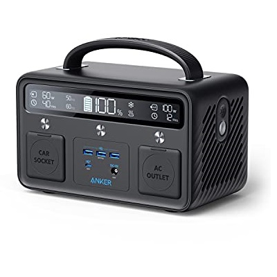 Anker Portable Generator 289Wh, 523 Portable Power Station (PowerHouse 289Wh), 300W Outdoor Generator with 110V AC Outlet/65W USB-C PD for RV, CPAP, Camping, Road Trips, Emergencies Only $199.99