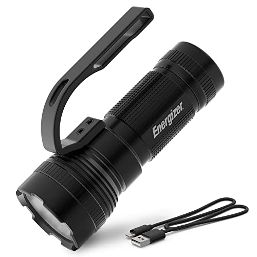 ENERGIZER Rechargeable LED Flashlight S1000, Easy Carry Handle, Ultra Bright 1000 Lumens, IPX7 Waterproof LED Spotlight Flashlight, Rugged Metal Body (USB Cable Included),  Only $9.55