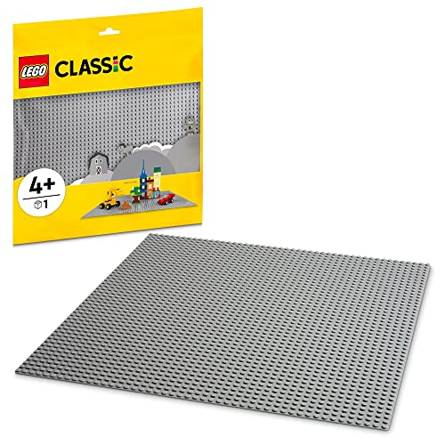 LEGO Classic Gray Baseplate 11024 Building Kit; Square 48x48 Landscape for Open-Ended Imaginative Building Play;  Only $14.51