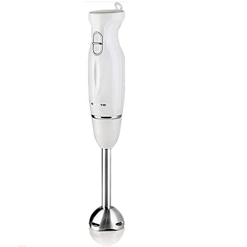 Ovente Electric Immersion Hand Blender 300 Watt 2 Mixing Speed with Stainless Steel Blades, Powerful Portable Easy Control Grip Stick Mixer HS560W, List Price is $21.99, Now Only $14.99