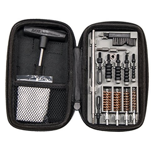 Smith & Wesson M&P Compact Pistol Cleaning Kit for .22 9mm .357 .38 .40 10mm and .45 Caliber Handguns, Black, List Price is $31.99, Now Only $14.82, You Save $17.17 (54%)