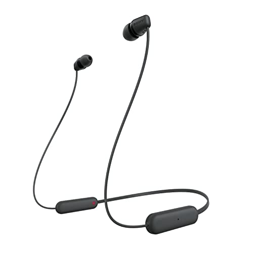 Sony WI-C100 Wireless in-Ear Bluetooth Headphones with Built-in Microphone, Black, List Price is $34.99, Now Only$19.88