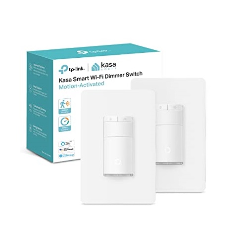Kasa Smart Motion Sensor Switch, Dimmer Light Switch, Single Pole, Needs Neutral Wire, 2.4GHz Wi-Fi, Compatible with Alexa & Google Assistant, UL Certified,  ES20MP2, Now Only $54.99