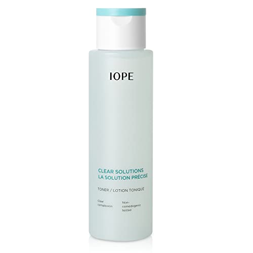 IOPE Clear Solutions Toner Gentle Deep Cleansing Face Makeup Remover for Sensitive Skin