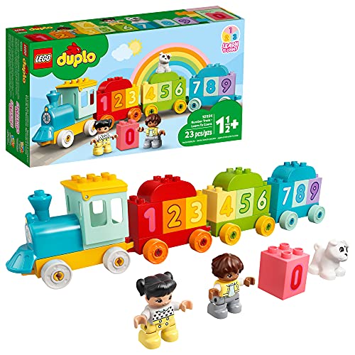 LEGO DUPLO My First Number Train - Learn to Count 10954 Building Toy; Introduce Toddlers to Numbers and Counting; New 2021 (23 Pieces), List Price is $19.99, Now Only $15.99