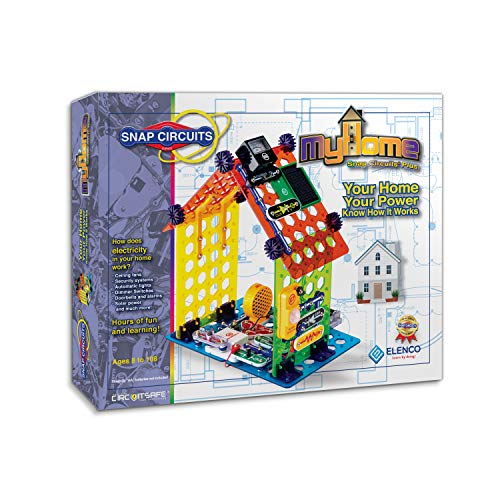 Snap Circuits Elenco My Home Plus Electronics Building Kit for Kids Ages 8 and Up, Amazon Exclusive, List Price is $129.99, Now Only $49.79