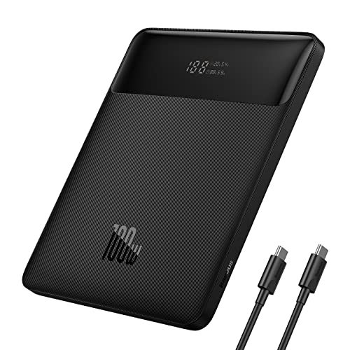 Laptop Power Bank, Baseus 100W USB C Portable Laptop Charger, Super Fast Charging 20000mAh Slim Battery Pack Only $89.99