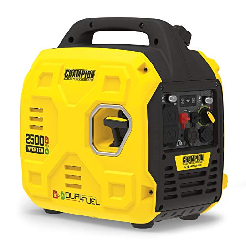 Champion Power Equipment 200961 2500-Watt Dual Fuel Portable Inverter Generator, Ultralight, List Price is $839, Now Only $453.6, You Save $385.40 (46%)