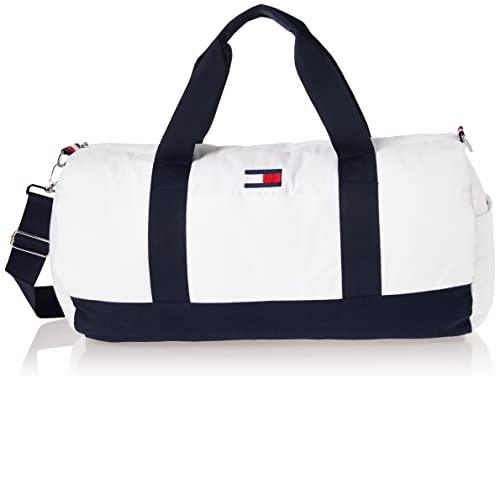 Tommy Hilfiger mens Ardin Duffle Bag, Bright White, One Size US, List Price is $64.5, Now Only $34.7, You Save $29.80 (46%)
