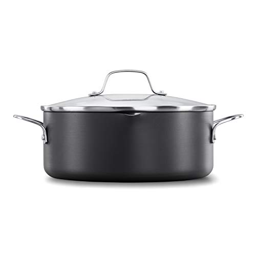 Calphalon 1932450 Classic Nonstick Dutch Oven with Cover, 5 quart, Grey, List Price is $54.99, Now Only $24.49, You Save $30.50 (55%)
