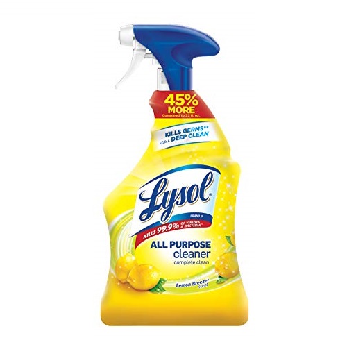 Lysol All-Purpose Cleaner, Sanitizing and Disinfecting Spray, To Clean and Deodorize, Lemon Breeze Scent, 32oz, Now Only $2.96