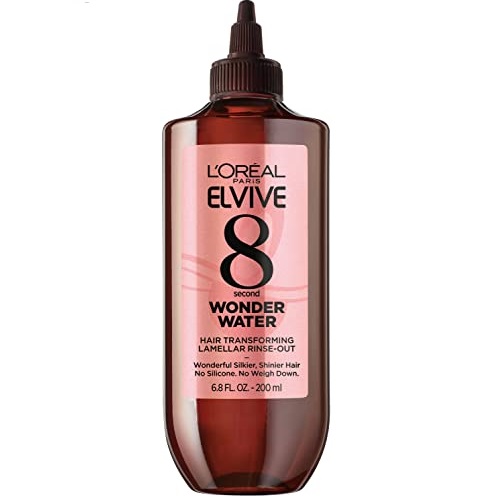 L’Oreal Paris Elvive 8 Second Wonder Water Lamellar, Rinse out Moisturizing Hair Treatment for Silky, Shiny Looking Hair, 6.8 FL; Oz, Now Only $4.36