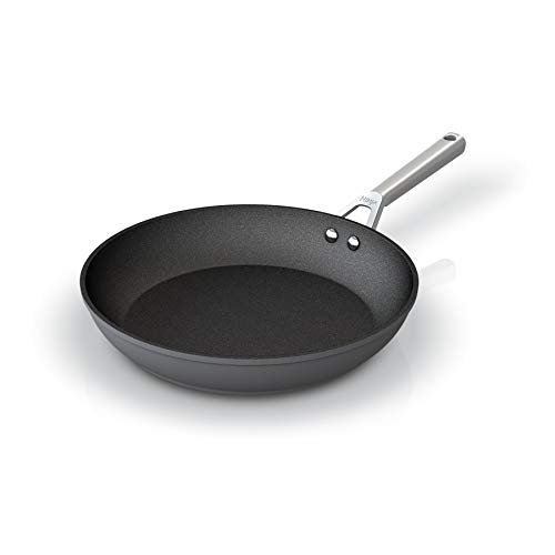 Ninja C30030 Foodi NeverStick Premium 12-Inch Fry Pan, Hard-Anodized, Nonstick, Durable & Oven Safe to 500°F, Slate Grey, Now Only $47.94