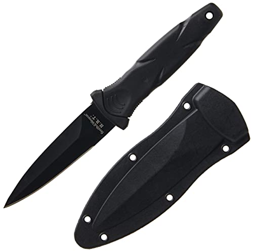 Smith & Wesson SWHRT3BF 7.5in High Carbon S.S. Full Tang Fixed Blade Knife with 3.5in False Edge Blade and TPR Handle for Outdoor, Tactical, Survival and EDC, List Price is $31.99, Now Only $11.85