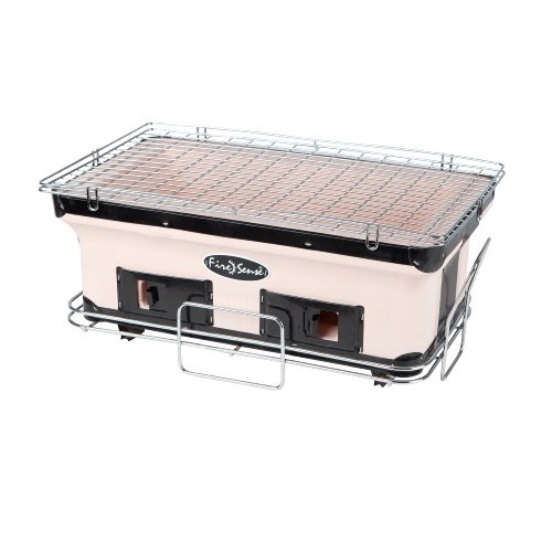 Fire Sense 60450 Yakatori Charcoal Grill Adjustable Ventilation - Large - Tan, List Price is $89.99, Now Only $31.95, You Save $58.04 (64%)