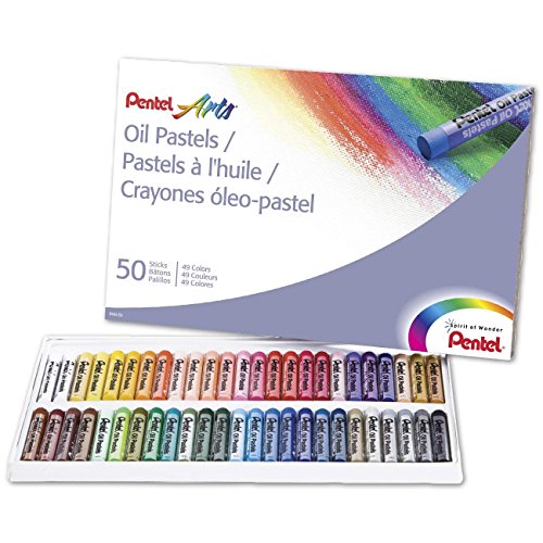 Pentel Arts Oil Pastel Set, 5/16 x 2-7/16 Inch, Assorted Colors, Set of 50, List Price is $10.40 , Now Only $5.35, You Save $5.05 (49%)