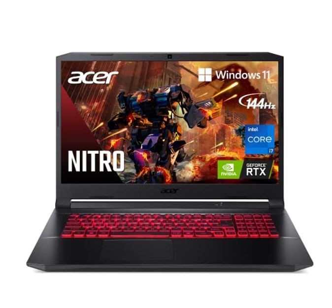 Acer Nitro 5 AN517-54-79L1 游戏笔记本电脑 |  i7-11800H | NVIDIA GeForce RTX 3050Ti | 17.3