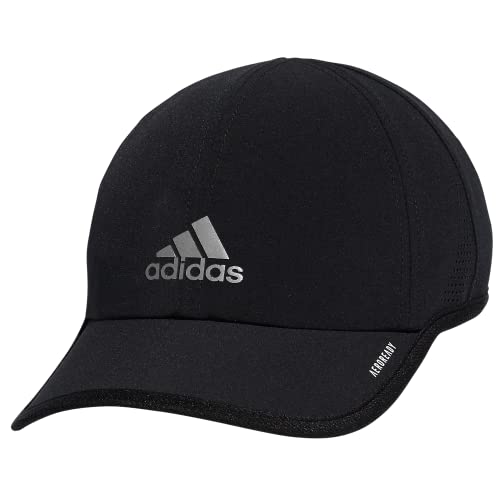 adidas Men's Superlite Relaxed Fit Performance Hat, Black/Silver Reflective, One Size, List Price is $24, Now Only $17.94, You Save $6.06 (25%)