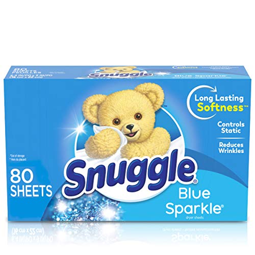 Snuggle Fabric Softener Dryer Sheets, Blue Sparkle, 80 Count, Now Only $5.98