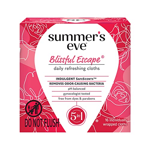 Summer's Eve 女性私密处清洁湿巾，16，原价$9.99，现仅售$1.79