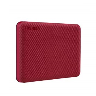 Toshiba Canvio Advance 2TB Portable External Hard Drive USB 3.0, Red - HDTCA20XR3AA, List Price is $69.99, Now Only $52.65, You Save $17.34 (25%)