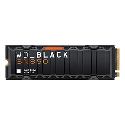 WD_BLACK 1TB SN850 NVMe Internal Gaming SSD Solid State Drive with Heatsink - Works with Playstation 5, Gen4 PCIe, M.2 2280, Up to 7,000 MB/s - WDS100T1XHE, List Price is $279.99, Now Only $109.99