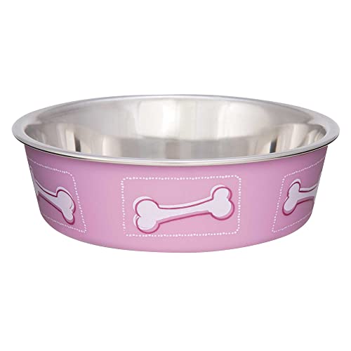 Loving Pets Coastal Bella Bowl for Dogs, Small, Pink, List Price is $9.99, Now Only $2.62, You Save $7.37 (74%)
