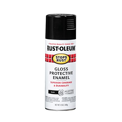 Rust-Oleum 7779830 Stops Rust Spray Paint, 12-Ounce, Gloss Black, List Price is $5.49, Now Only $3.68, You Save $1.81 (33%)