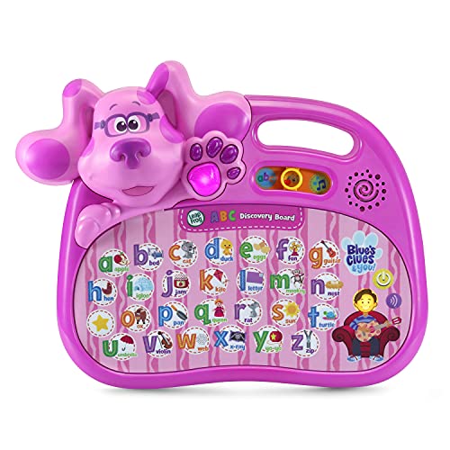 LeapFrog Blue's Clues and You! ABC Discovery Board, Magenta, List Price is $24.99, Now Only $9.44, You Save $15.55 (62%)