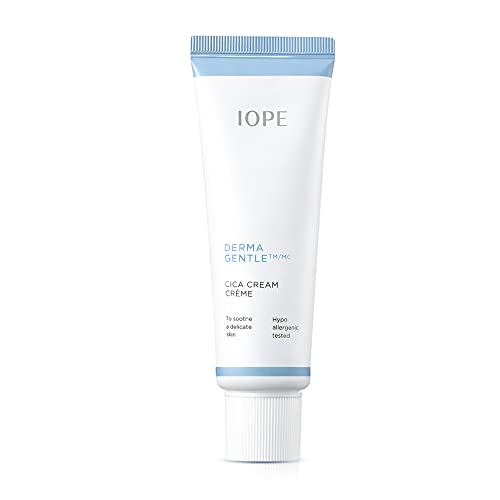 IOPE Cica Face Cream 'Derma Gentle Cica Cream' 1.69 FL.OZ - For Soothing & Recovering Skin barrier with Centella, Madecassoside Day & Night