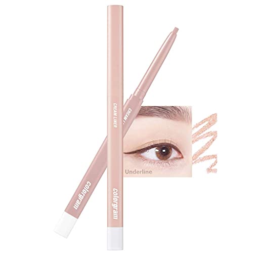 COLORGRAM Artist Formula Cream Liner - 03 Candy | Cream Eyeliner, Ultra-pigmented, Long-Lasting, Smudge-Proof, Easy to Use, Daily Makeup 0.25g