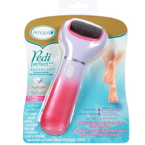 Amopé Pedi Perfect  Electronic Dry Foot File with Diamond Crystals, only $18.90 .