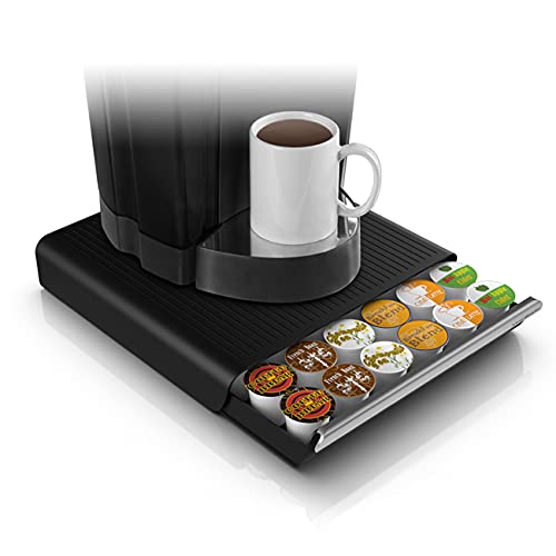 Mind Reader Hero Coffee Pod Drawer, One Size, Black, List Price is $21.99, Now Only $10.45, You Save $11.54 (52%)