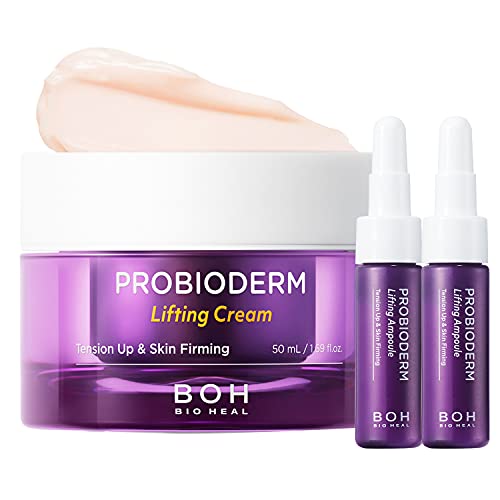 BIOHEAL BOH Probioderm Lifting Cream | Anti-Aging Face Moisturizer for Dry Skin, Anti-Wrinkle, Pore & Skin Tightening for Saggy skin, Hydrating with Probiotics & Peptides 1.69 fl.oz., 50ml