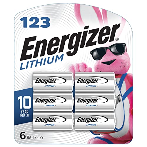 Energizer 123 Batteries, Lithium CR123A Battery, 6 Battery Count, List Price is $26.29, Now Only $8.35