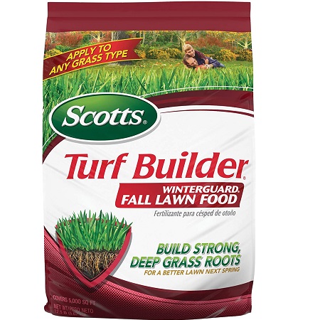 Scotts Turf Builder WinterGuard Fall Lawn Food, 12.5 lb. - Fall Lawn Fertilizer Builds Strong, Deep Grass Roots for a Better Lawn Next Spring - Covers 5,000 sq. ft.only $15.48