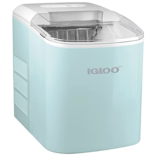 Igloo Automatic Portable Electric Countertop Ice Maker Machine, 26 Pounds in 24 Hours, 9 Ice Cubes Ready in 7 minutes, With Ice Scoop and Basket,  Only $81.99