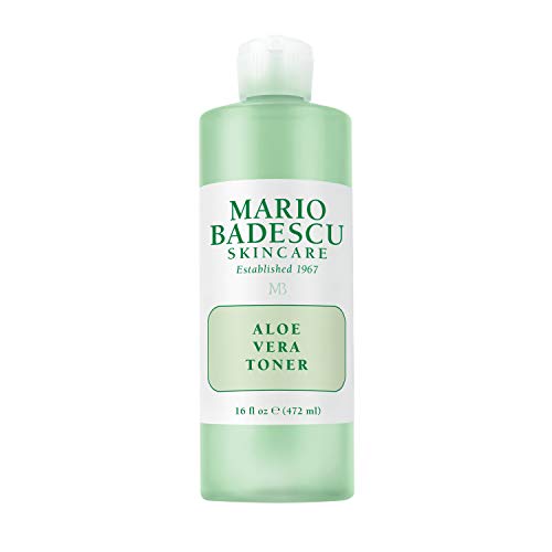 Mario Badescu Aloe Vera Toner for Dry and Sensitive Skin | Soothing Facial Toner that Hydrates and Balances| Formulated with Aloe Vera| 16 FL OZ, List Price is $26, Now Only $21