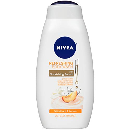 NIVEA White Peach and Jasmine Body Wash with Nourishing Serum, 20 Fl Oz, List Price is $7.99, Now Only $4.79