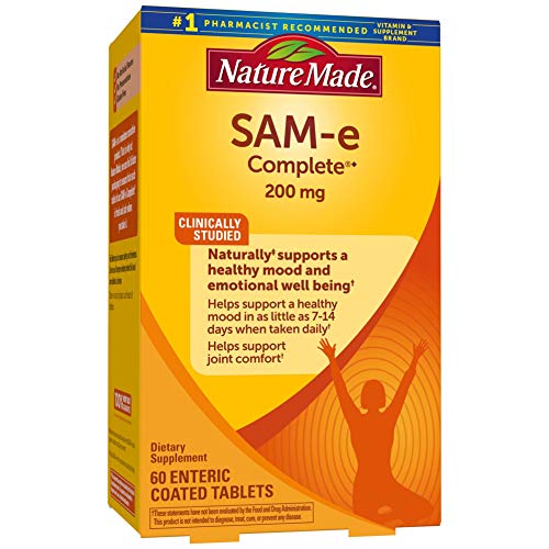 Nature Made SAM-e MoodPlus 200mg Value Size, 60 Tablets,only $33.25