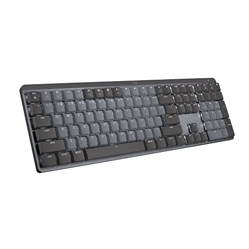 Logitech MX Mechanical Wireless Illuminated Performance Keyboard, Clicky Switches, Backlit Keys, Bluetooth, USB-C, macOS, Windows, Linux, iOS, Android, Metal,  Only $157.99