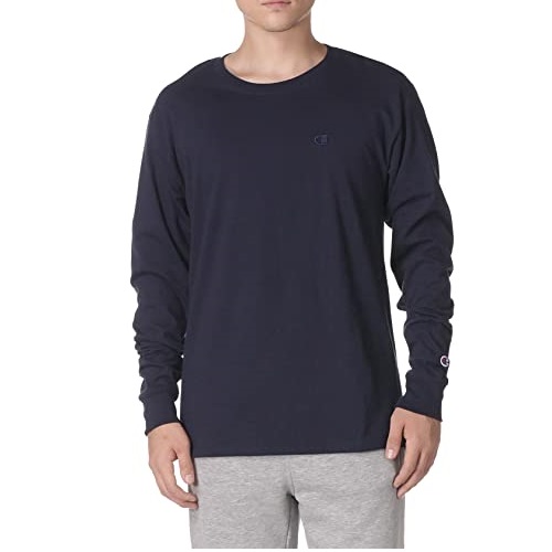Champion Men's Classic Jersey Long-Sleeve Tee, only $12.70