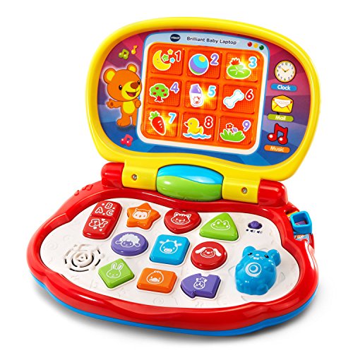 VTech Brilliant Baby Laptop, Red, List Price is $21.99, Now Only $16.5, You Save $5.49 (25%)