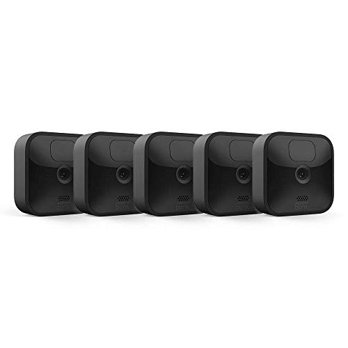 Blink Outdoor – wireless, weather-resistant HD security camera with two-year battery life and motion detection, set up in minutes – 5 camera kit, List Price is $379.99, Now Only $189.99