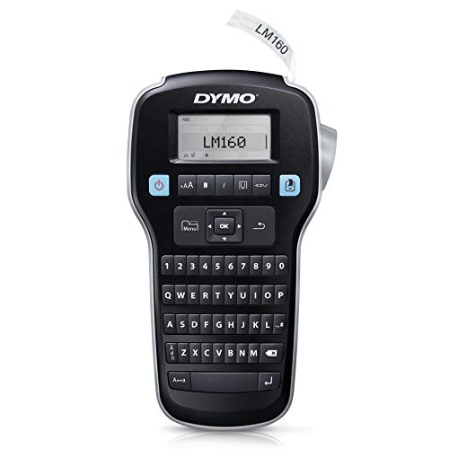 DYMO Label Maker LabelManager 160 Portable Label Maker, Easy-to-Use, One-Touch Smart Keys, QWERTY Keyboard, Large Display, for Home & Office Organization, Black, Only $33.9