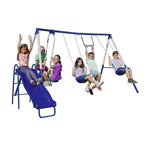 Sportspower Arcadia Swing Set - Outdoor Heavy-Duty Metal Playset for Kids, List Price is $169, Now Only $98, You Save $71.00 (42%)