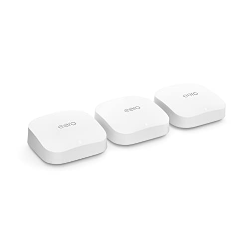 Introducing Amazon eero Pro 6E tri-band mesh Wi-Fi 6E system, with built-in Zigbee smart home hub (3-pack), Now Only $699