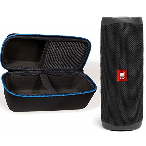 JBL Flip 5 Waterproof Portable Wireless Bluetooth Speaker Bundle with divvi! Protective Hardshell Case - Black, List Price is $129.99, Now Only $79.95, You Save $50.04 (38%)